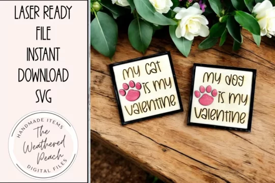 Perro o gato de San Valentín
