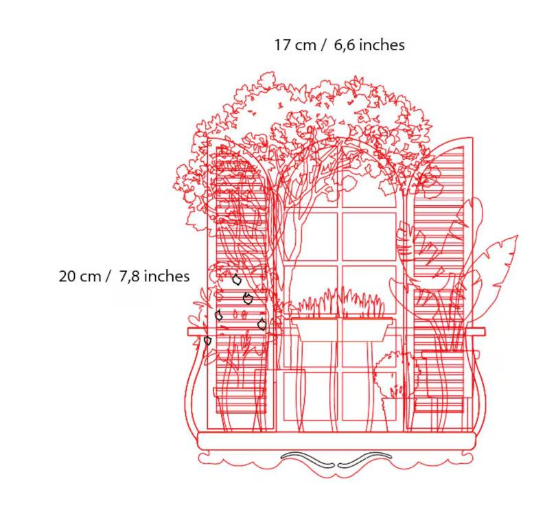 Balcon en capas con planta - Imagen 5