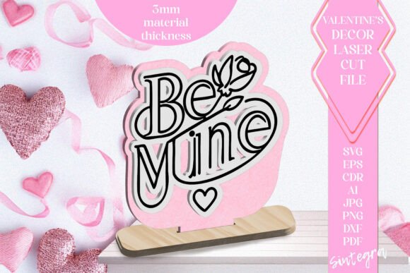Adorno de San Valentín Be Mine Love