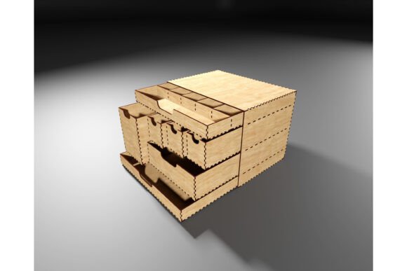 Organizador de escritorio con 7 cajones - Imagen 10