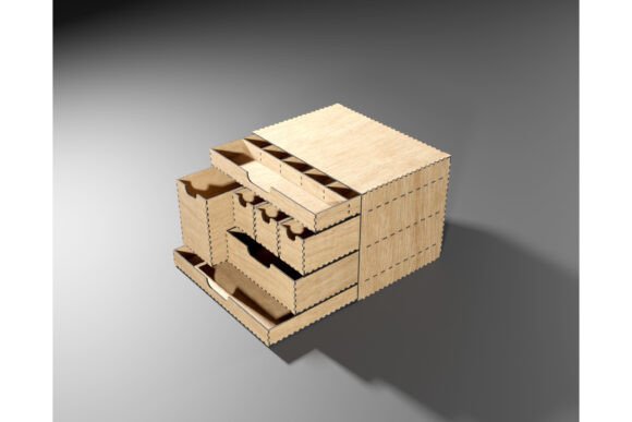 Organizador de escritorio con 7 cajones - Imagen 12