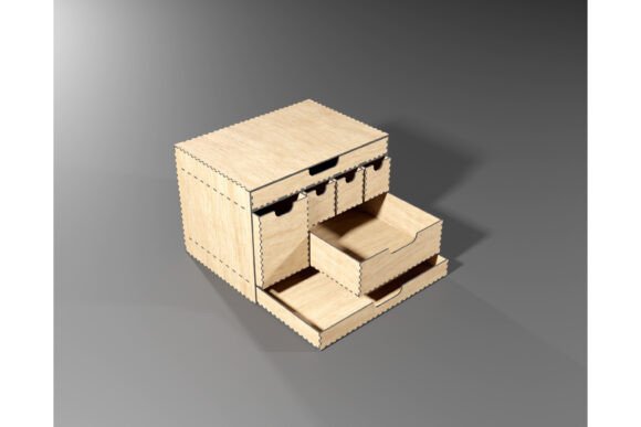 Organizador de escritorio con 7 cajones - Imagen 14