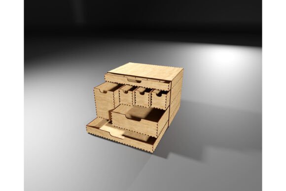 Organizador de escritorio con 7 cajones - Imagen 4