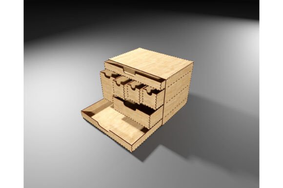 Organizador de escritorio con 7 cajones - Imagen 9