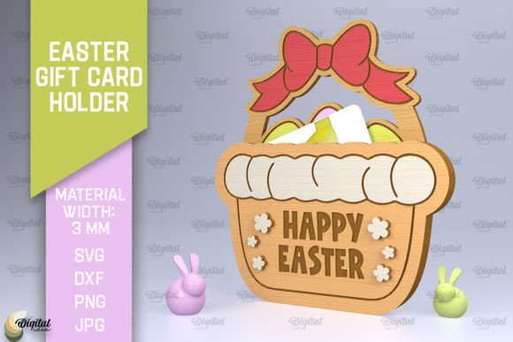 Paquete de portatarjetas de regalo de Pascua - Imagen 4