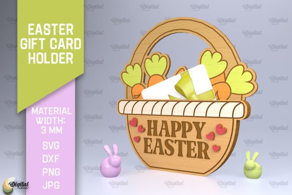 Paquete de portatarjetas de regalo de Pascua - Imagen 7