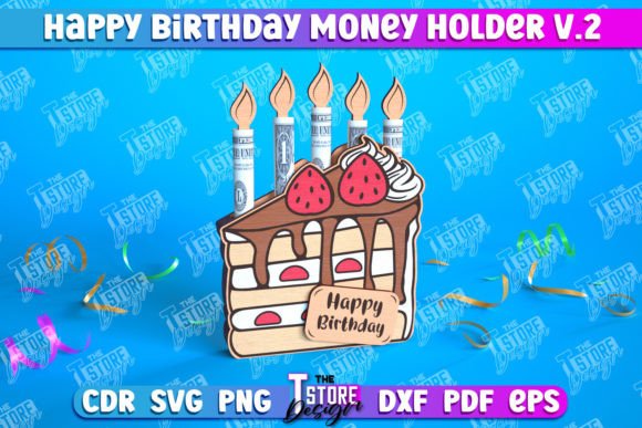 Lote de portabilletes con mensaje de feliz cumpleaños - Imagen 6
