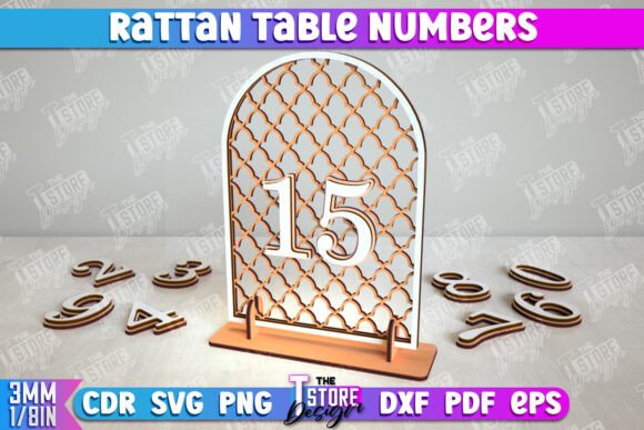 Paquete de números de mesa - Imagen 10