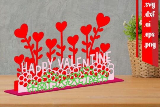 San Valentín stand