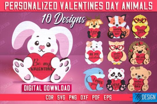 Paquete de animales para San Valentín