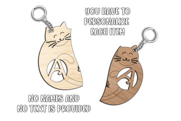 Llavero con carta de amor de gato para el día de San Valentín - Imagen 3