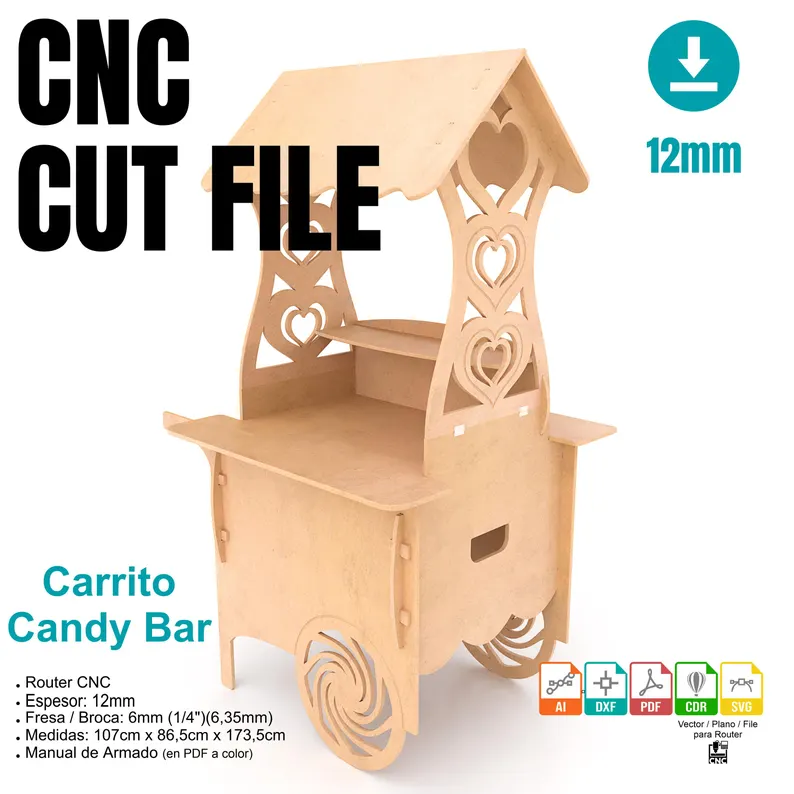 Carrito candy bar - Imagen 7