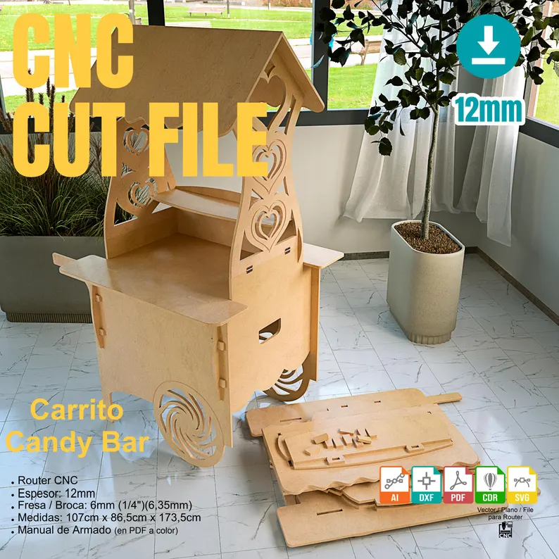 Carrito candy bar - Imagen 4
