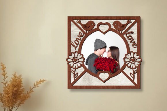 Marco de fotos de San Valentín