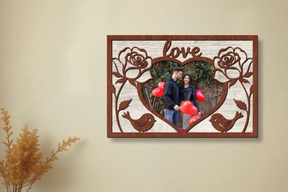 Marco de fotos de San Valentín