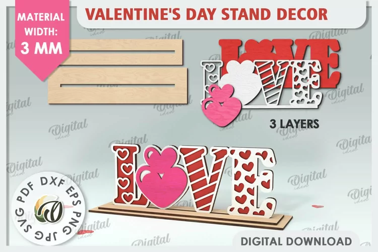 Decoración de stand para el día de San Valentín - Imagen 2