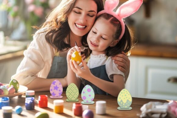 Paquete de huevos de Pascua para colorear - Imagen 7