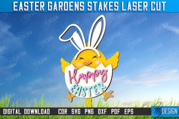 Lote de estacas para jardín de Pascua - Imagen 9