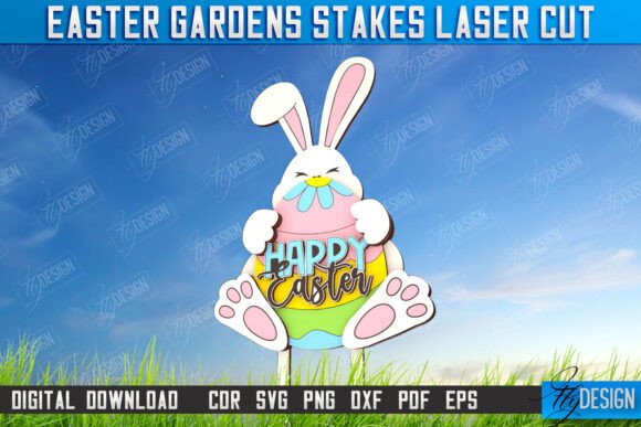 Lote de estacas para jardín de Pascua - Imagen 10