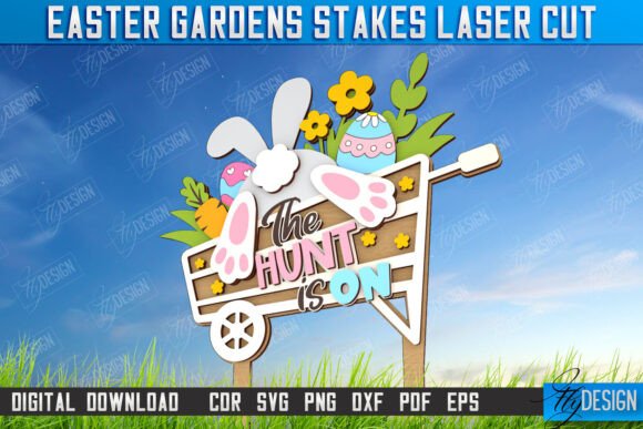 Lote de estacas para jardín de Pascua - Imagen 4