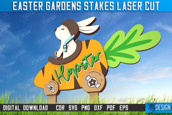 Lote de estacas para jardín de Pascua - Imagen 5