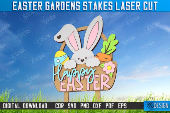 Lote de estacas para jardín de Pascua - Imagen 7