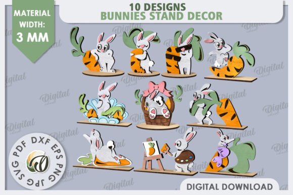 Paquete de conejitos de Pascua - Imagen 2