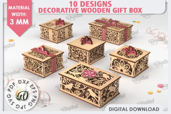 Paquete de cajas de regalo