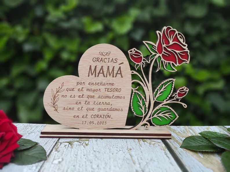 Regalo de corazón para mamá