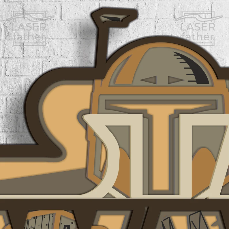 Letrero Star Wars en capa - Imagen 3