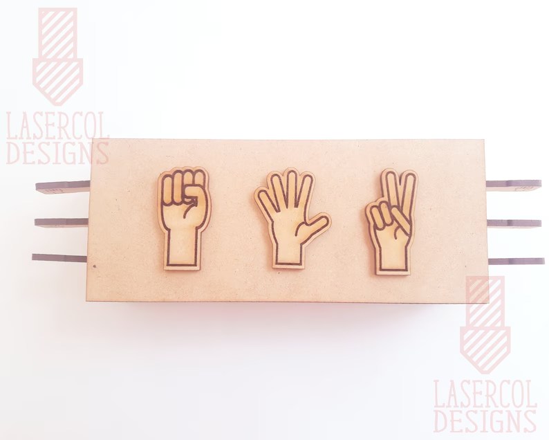 Caja de juego Piedra papel tijera - Imagen 3