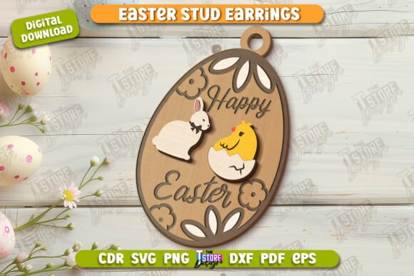 Lote de pendientes de Pascua - Imagen 2