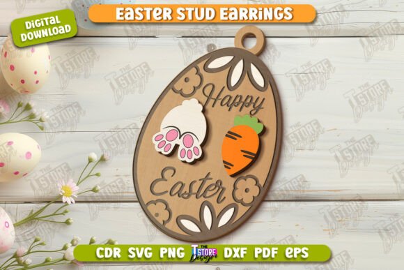 Lote de pendientes de Pascua - Imagen 4