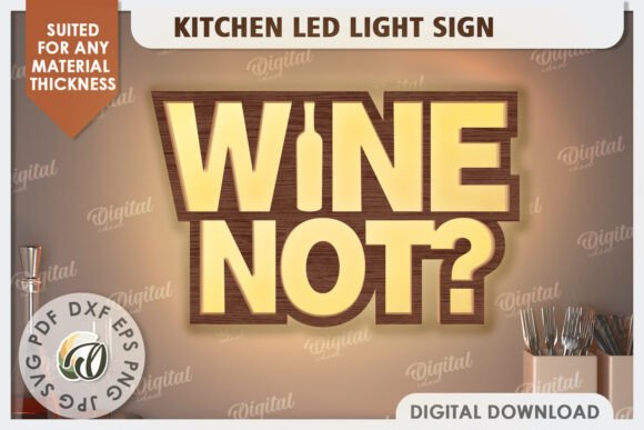 Paquete de letreros de luz LED para cocina - Imagen 11