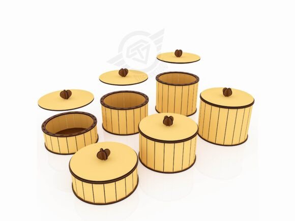Paquete de 15 caja redonda - Imagen 6