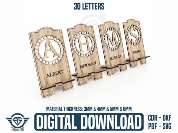 Porta teléfono de 30 letras