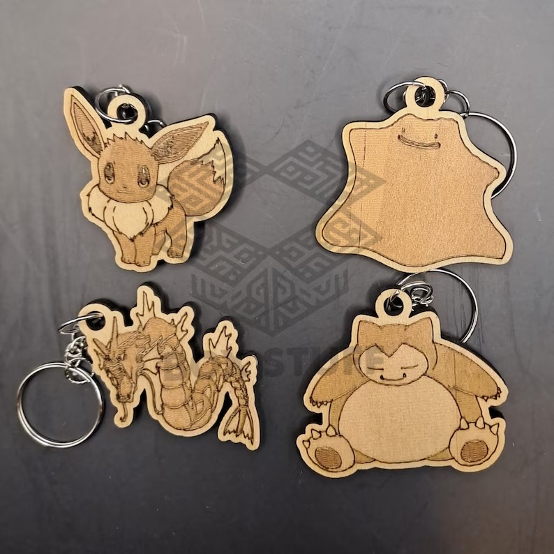 Juego de llaveros de Pokémon de la región de Kanto - Imagen 5