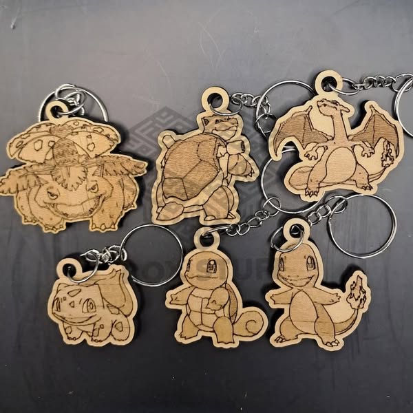 Juego de llaveros de Pokémon de la región de Kanto - Imagen 2