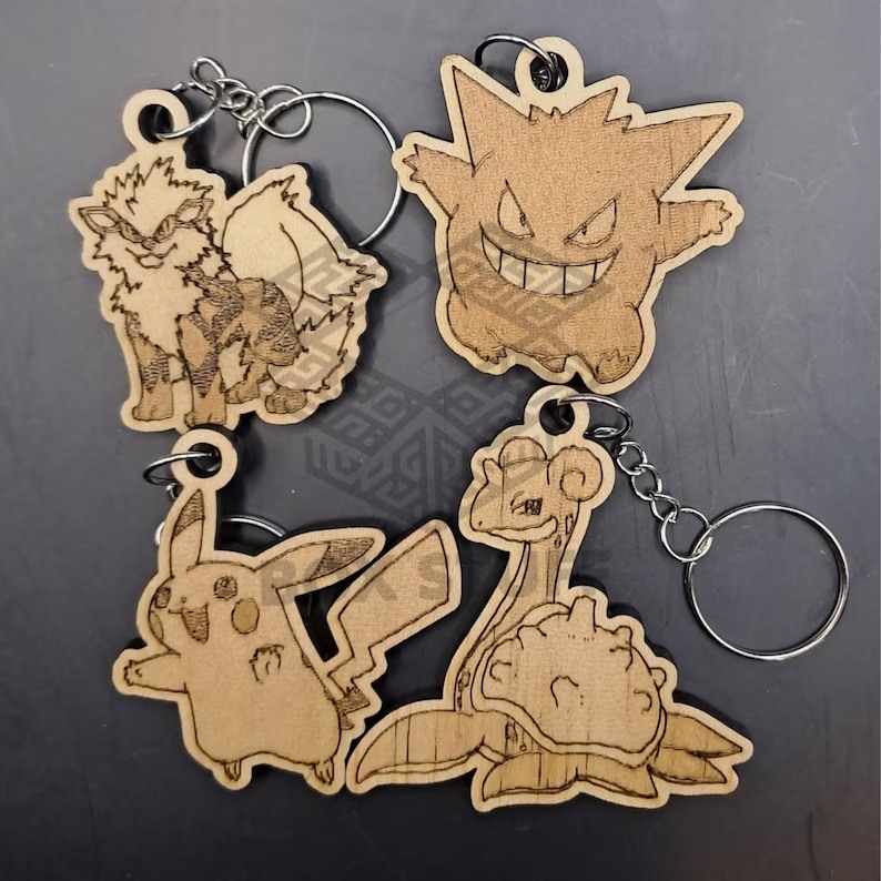 Juego de llaveros de Pokémon de la región de Kanto - Imagen 4
