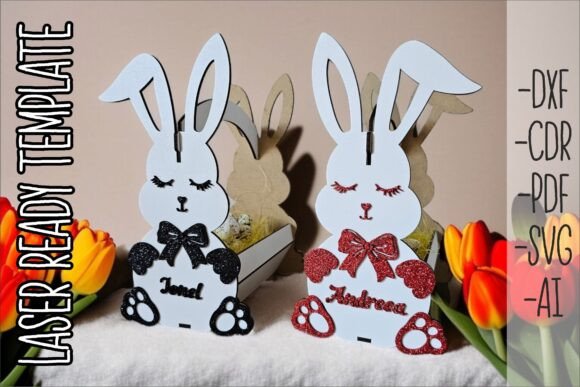 Canasta de conejito de Pascua - Imagen 2