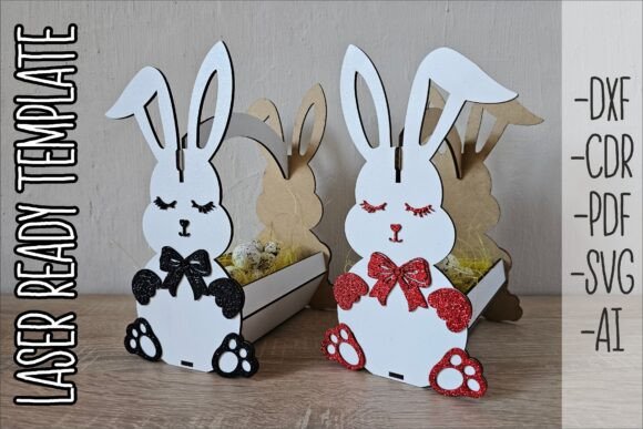 Canasta de conejito de Pascua - Imagen 3