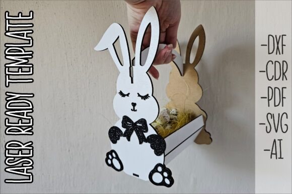 Canasta de conejito de Pascua - Imagen 5