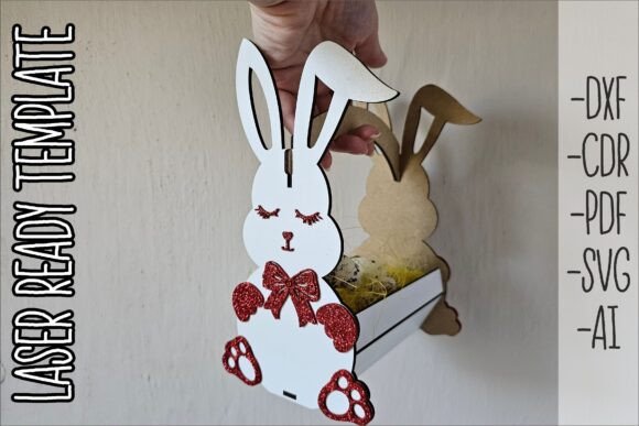 Canasta de conejito de Pascua - Imagen 6