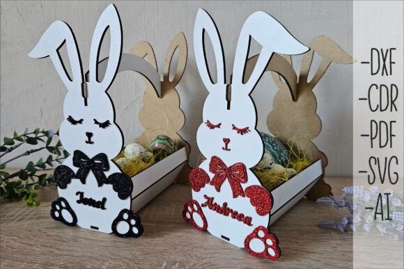 Canasta de conejito de Pascua - Imagen 7