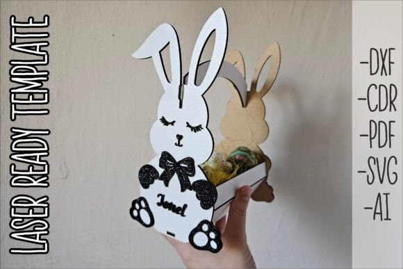 Canasta de conejito de Pascua - Imagen 8