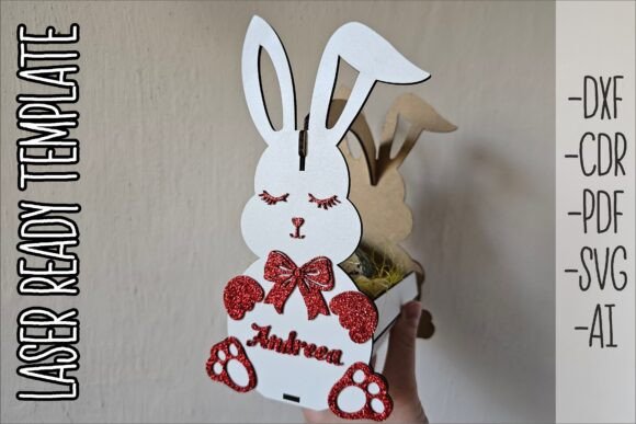 Canasta de conejito de Pascua - Imagen 9