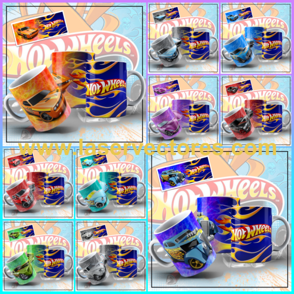 Tazas HotWheels