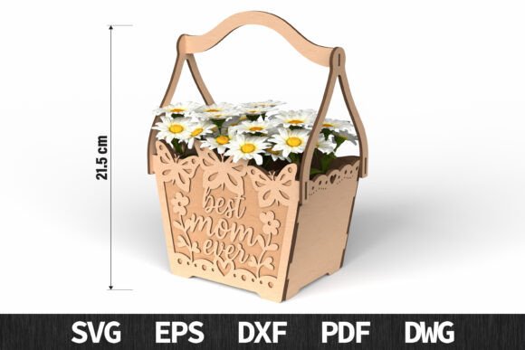 Paquete de cesta de flores para el Día de la Madre - Imagen 2