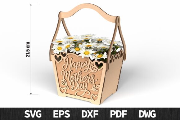 Paquete de cesta de flores para el Día de la Madre - Imagen 3