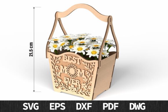 Paquete de cesta de flores para el Día de la Madre - Imagen 4
